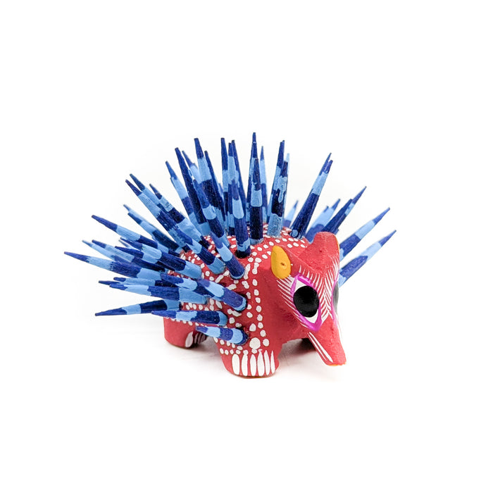 Mini Porcupine Blue Quills and Red Body