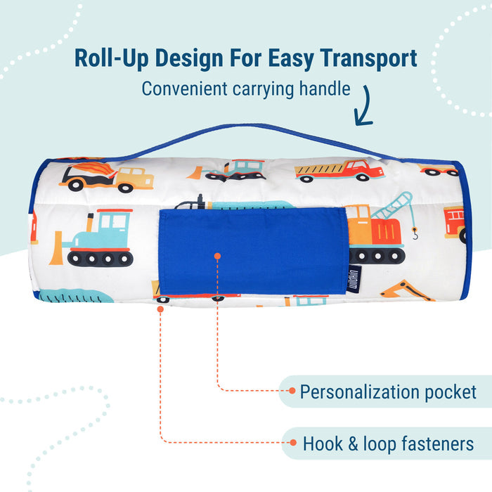Modern Construction Microfiber Toddler Nap Mat