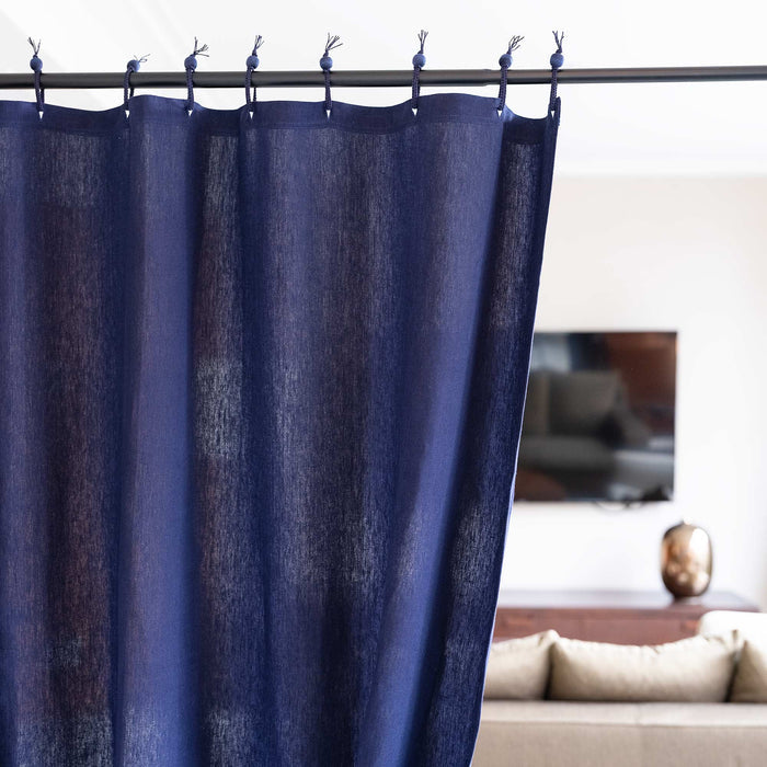 hemp living room curtain