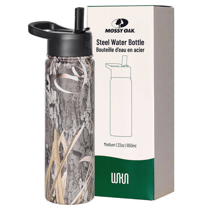 Mossy Oak Shadow Grass Habitat Steel Water Bottle