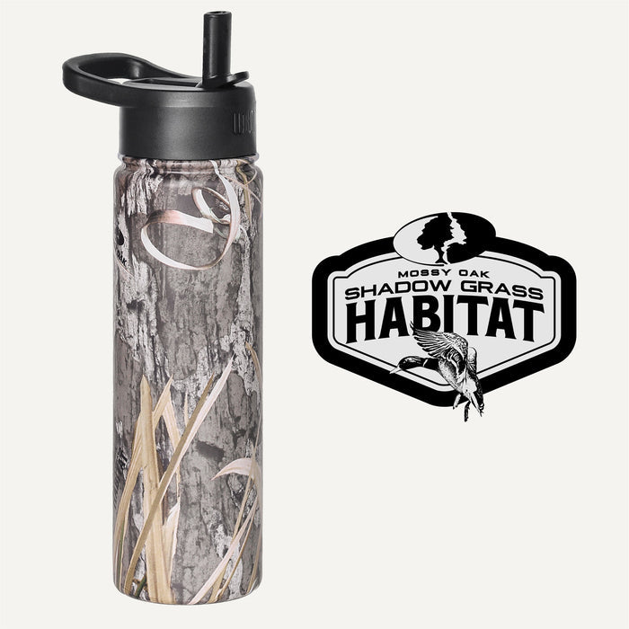 Mossy Oak Shadow Grass Habitat Steel Water Bottle