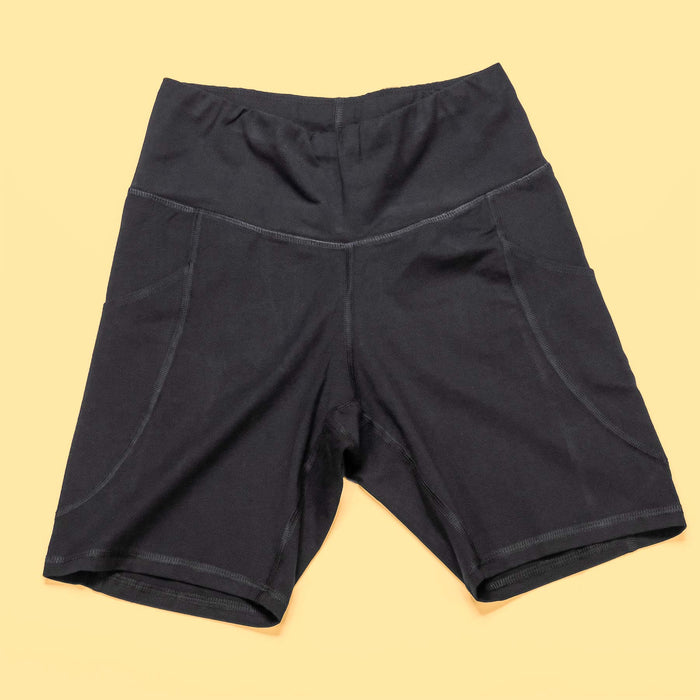 organic cotton fitness shorts