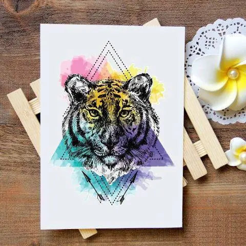 MULTICOLORED TIGER TATTOO Tiger-Universe