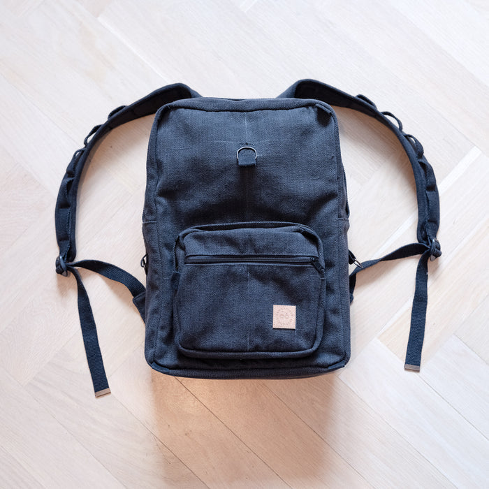 Hemp travel backpack