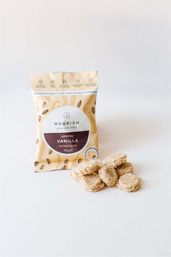 Nourish Vanilla Coconut Bites 40g