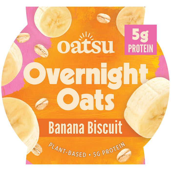 Oatsu Banana Biscuit Overnight Oats 160g