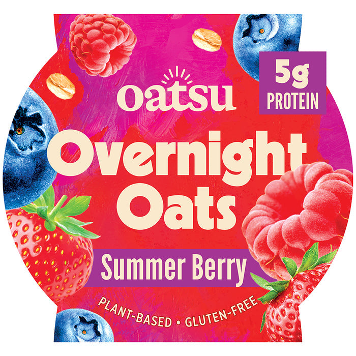 Oatsu Summer Berry Overnight Oats 160g