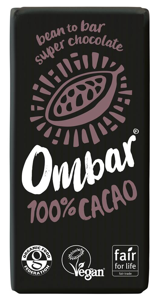 Ombar 100% Cacao 35g organic and vegan