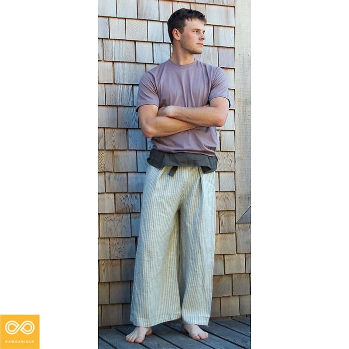 Organic Linen Thai Thalay Fisherman's Pants (Unisex)