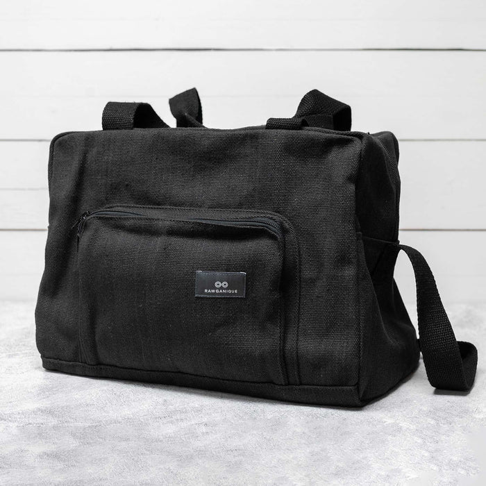 organic hemp duffel bag