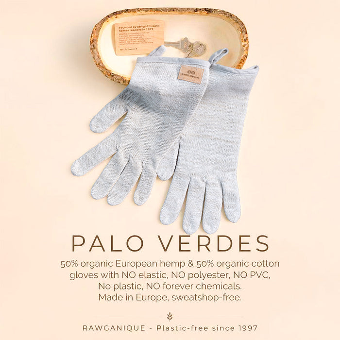 plastic-free hemp gloves