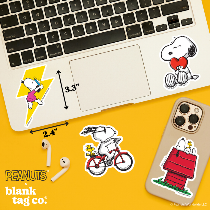 Peanuts® Waterproof Sticker - 80's Dancing Snoopy