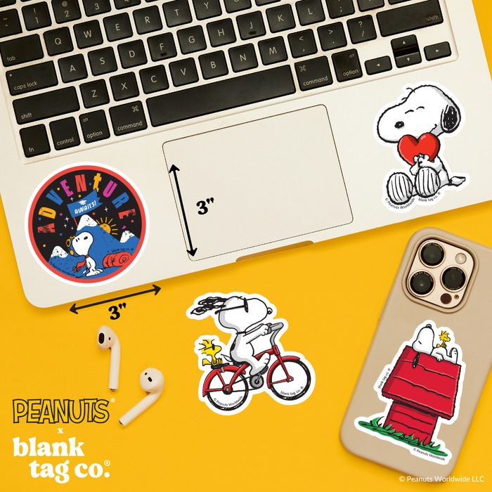 Peanuts® Waterproof Sticker - Adventure Awaits
