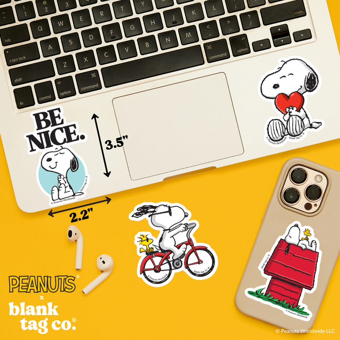 Peanuts® Waterproof Sticker - Be Nice