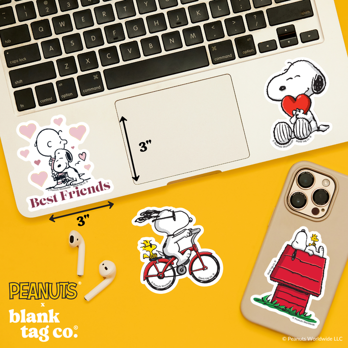 Peanuts® Waterproof Sticker - Best Friends