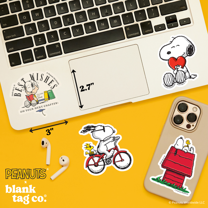 Peanuts® Waterproof Sticker - Best Wishes (2026)