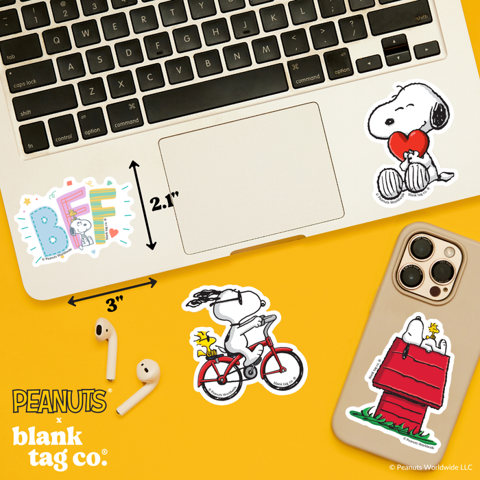 Peanuts® Waterproof Sticker - BFF