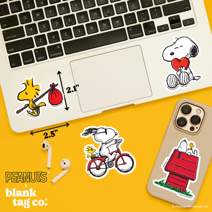 Peanuts® Waterproof Sticker - Bindle Woodstock