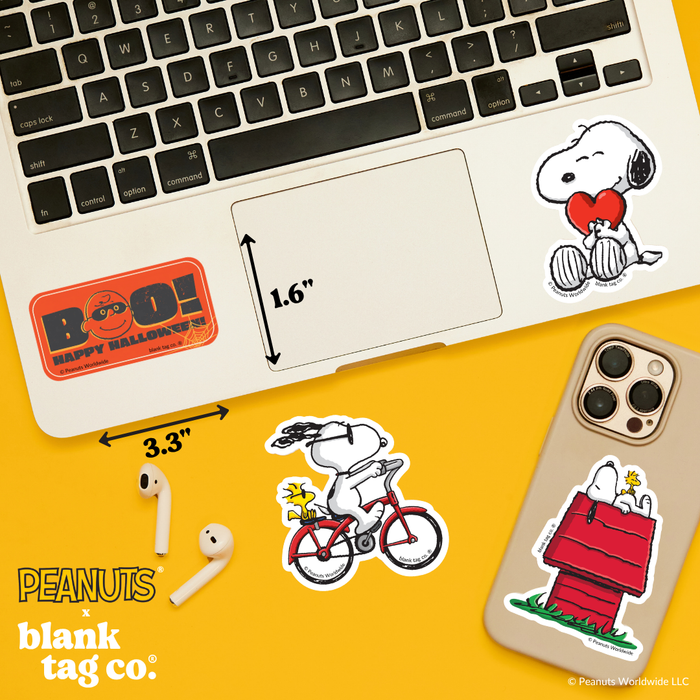 Peanuts® Waterproof Sticker - Boo! Happy Halloween