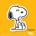 Peanuts® Waterproof Sticker - Confused Snoopy