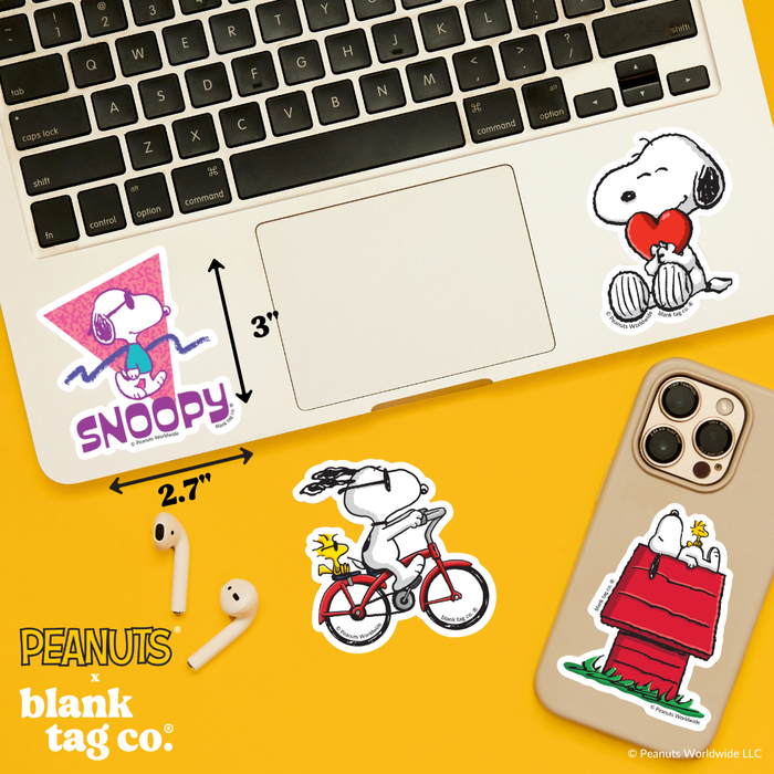 Peanuts® Waterproof Sticker - Cool Snoopy