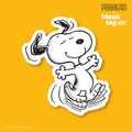 Peanuts® Waterproof Sticker - Dancing Snoopy
