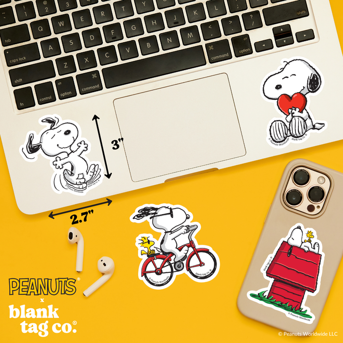 Peanuts® Waterproof Sticker - Dancing Snoopy