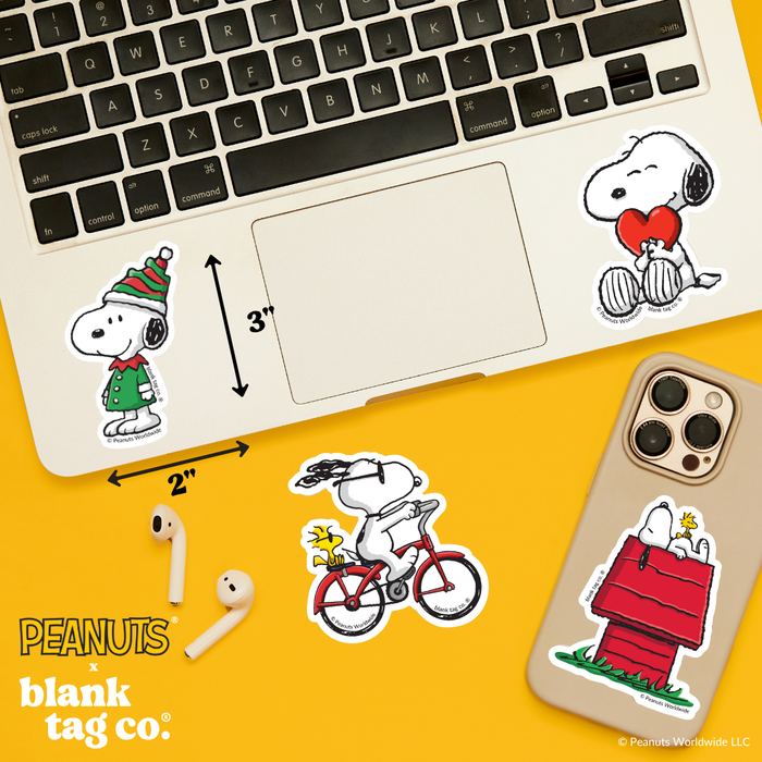 Peanuts® Waterproof Sticker - Elf Snoopy