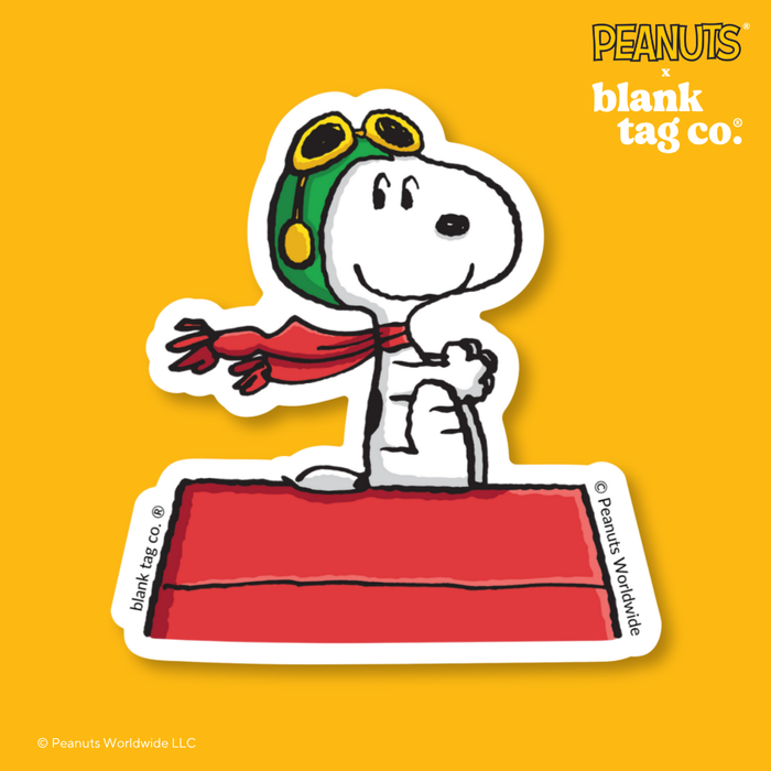 Peanuts® Waterproof Sticker - Flying Ace Original