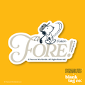 Peanuts® Waterproof Sticker - Fore!