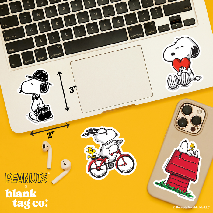 Peanuts® Waterproof Sticker - Gentleman Snoopy