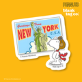 Peanuts® Waterproof Sticker - Greetings From New York