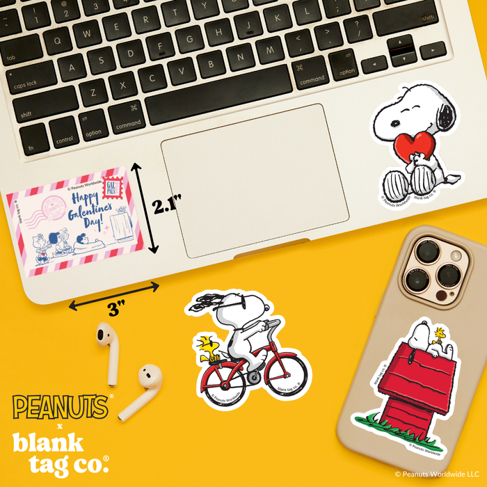 Peanuts® Waterproof Sticker - Happy Galentine's Day