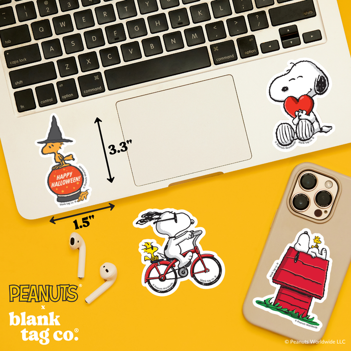 Peanuts® Waterproof Sticker - Happy Halloween (Woodstock)