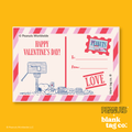 Peanuts® Waterproof Sticker - Happy Valentine's Day