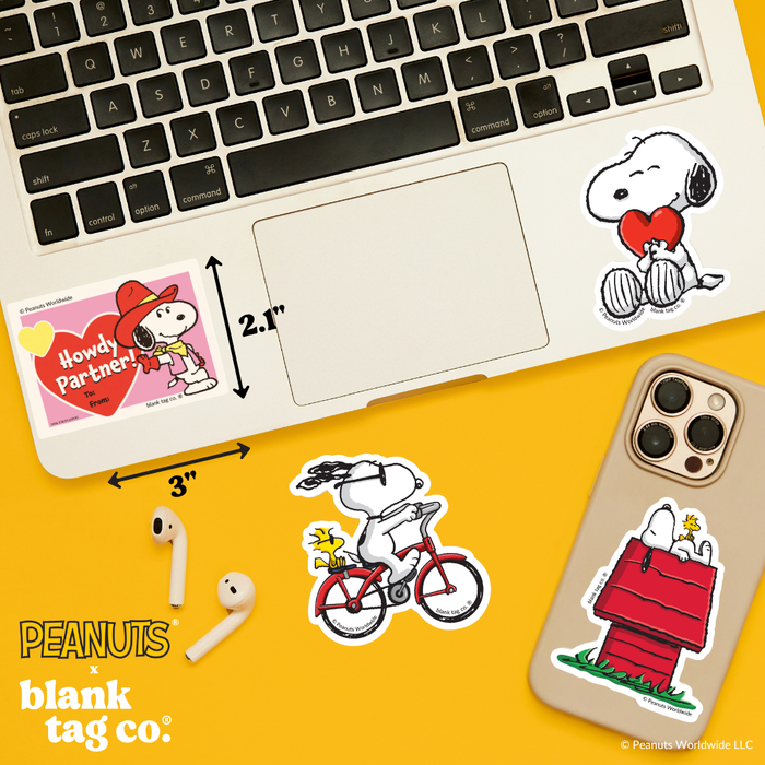 Peanuts® Waterproof Sticker - Howdy Partner
