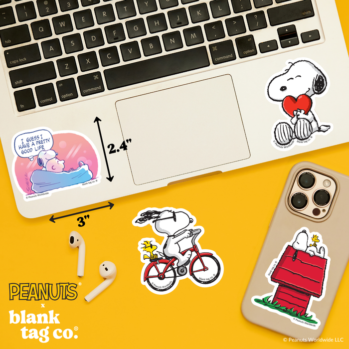 Peanuts® Waterproof Sticker - I Have A Pretty Good Life