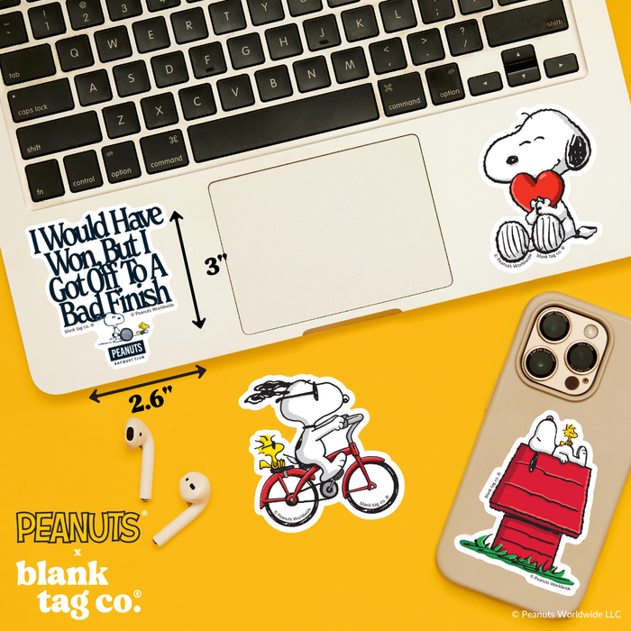 Peanuts® Waterproof Sticker - I Would Have Won