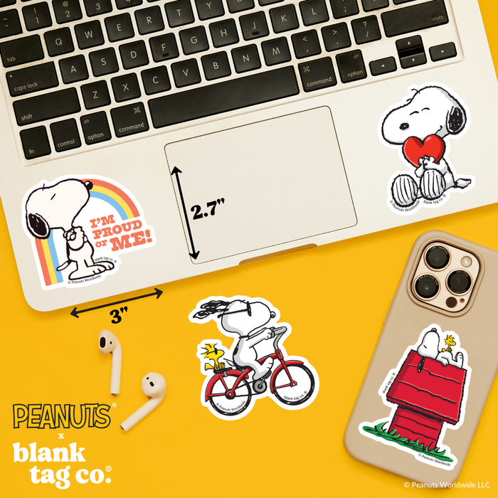 Peanuts® Waterproof Sticker - I'm Proud Of Me