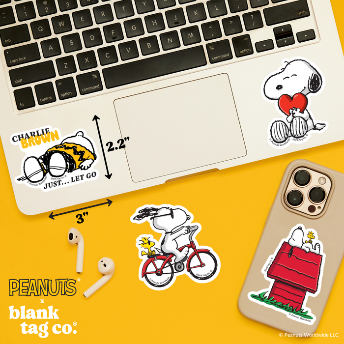 Peanuts® Waterproof Sticker - Just Let Go