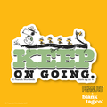 Peanuts® Waterproof Sticker - Keep On Going