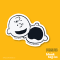 Peanuts® Waterproof Sticker - Laughing and Crying Charlie Brown