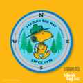 Peanuts® Waterproof Sticker - Leading The Way Beagles Scouts Badge