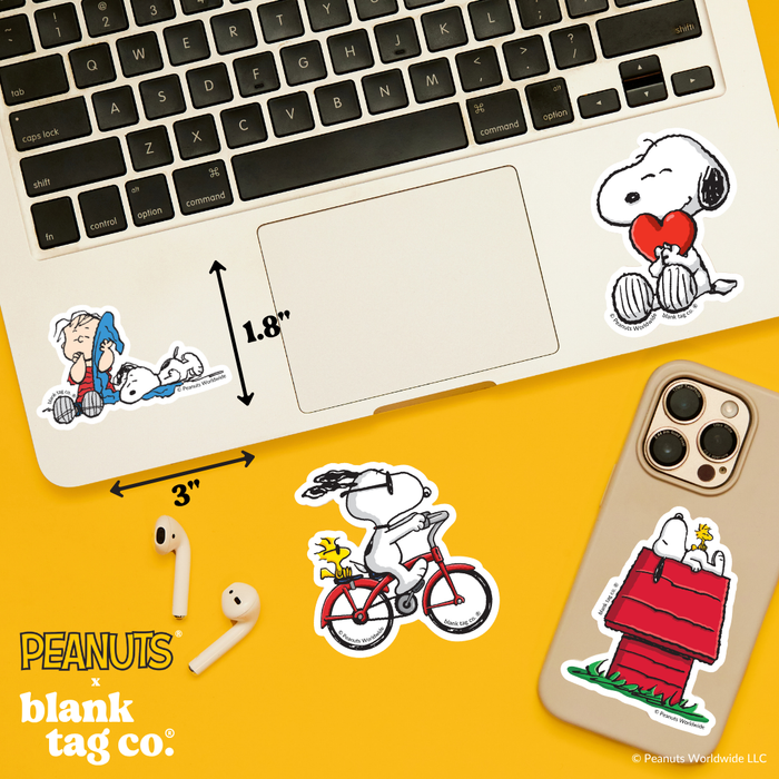 Peanuts® Waterproof Sticker - Linus and Snoopy