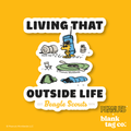 Peanuts® Waterproof Sticker - Living That Outside Life