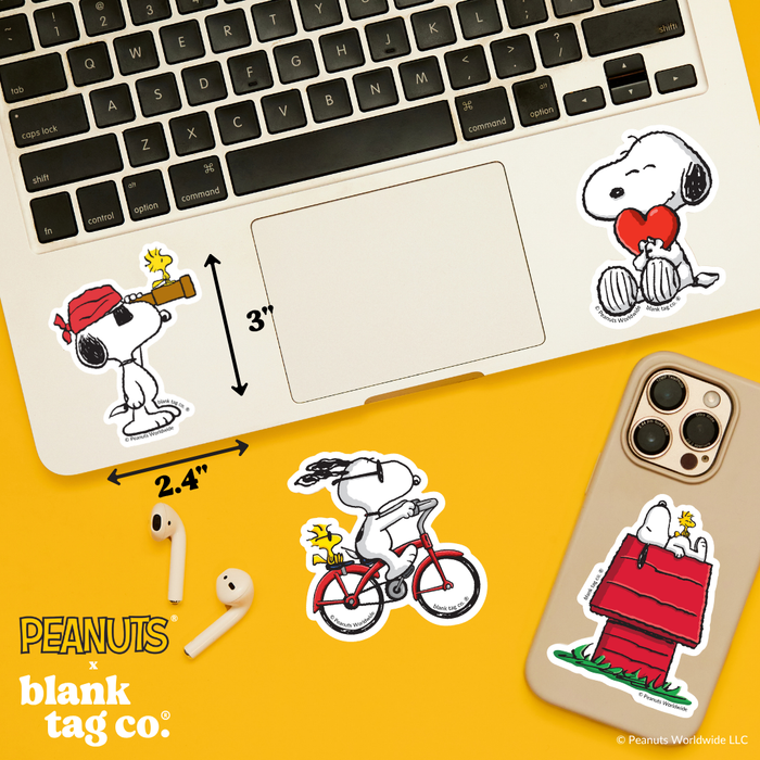 Peanuts® Waterproof Sticker - Lookout Pirate Snoopy