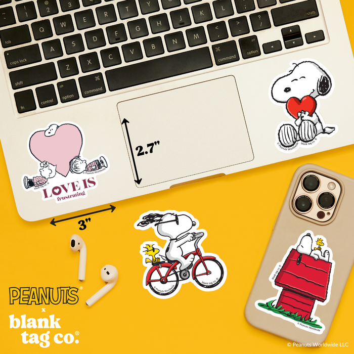 Peanuts® Waterproof Sticker - Love Is Frustrating