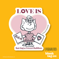 Peanuts® Waterproof Sticker - Love Is Having A Sweet Babboo