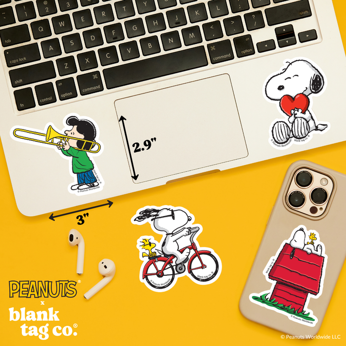 Peanuts® Waterproof Sticker - Lucy Playing The Trombone