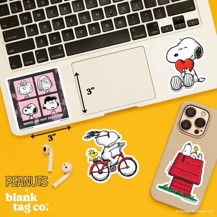 Peanuts® Waterproof Sticker - Mood: Do Not Disturb
